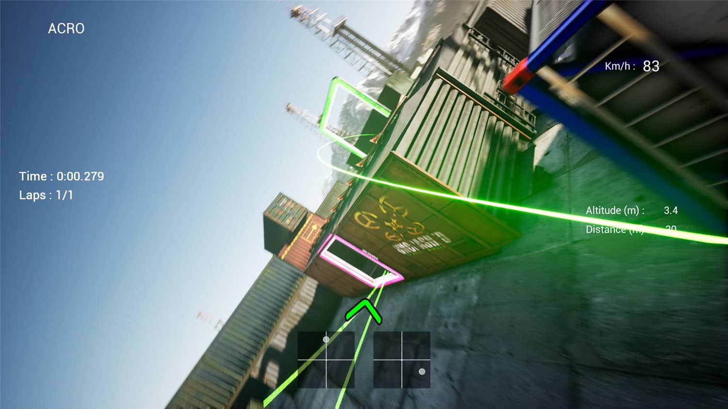 《不撞机:FPV无人机模拟器》中文版